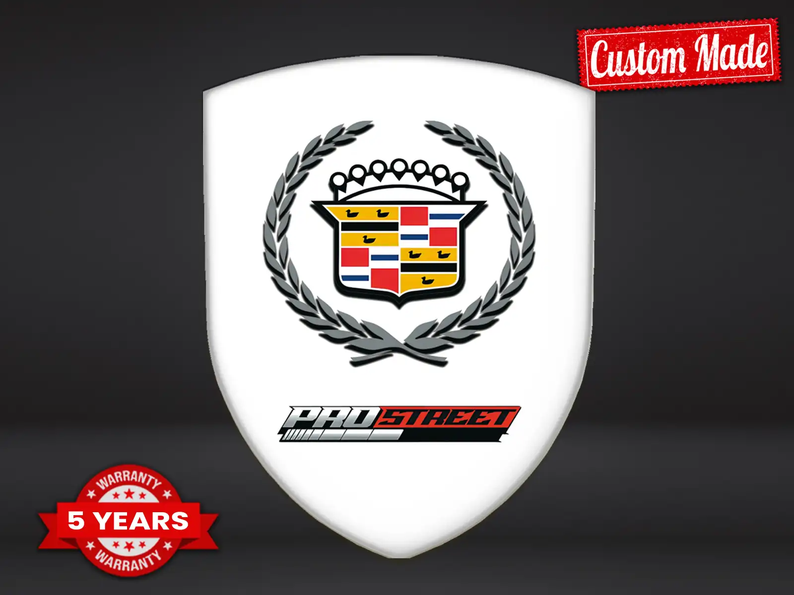 Cadillac Emblemas Relieve Auto Pro Máximo Resistente Chic ST